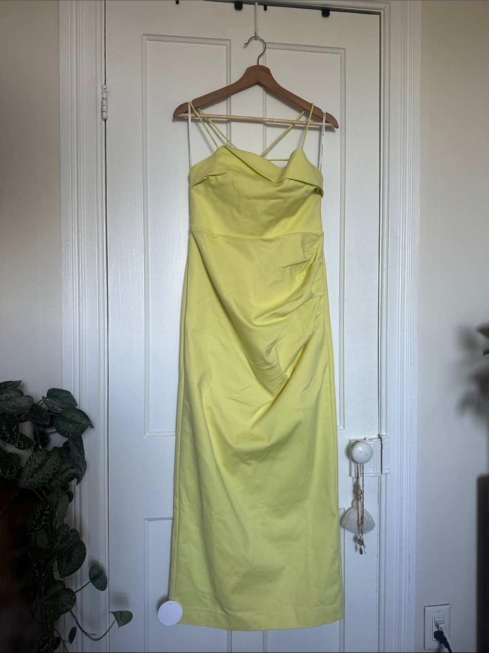 Shona Joy Lani Dress - Midi Dress in Lemon